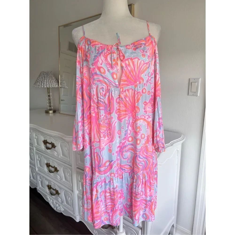 Lilly Pulitzer off shoulder Alanna Dress size 4-6